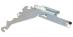 Lewy zawias drzwi do zmywarki do Beko DFS 05010 W,2