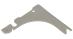 Lewy wspornik obudowy do zmywarki do Beko DFS 05010 W,0