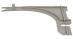 Lewy wspornik obudowy do zmywarki do Beko DFS 05010 W,4