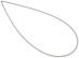 Obejma tylna fartucha drzwi do pralki Gorenje W7523PL,0