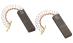 Szczotki węglowe silnika 13.5x43.5x5mm za 00616505 do pralki Siemens WM10E4FEPL/35,0