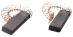 Szczotki węglowe silnika 12.5x37x5mm za 00154740 do pralki Bosch WFL1607PL/09,0
