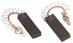 Szczotki węglowe silnika 12.5x37x5mm za 00154740 do pralki Bosch WFL1607PL/09,1