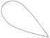 Obejma tylna fartucha drzwi do pralki Gorenje W7623L,0