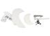 Uchwyt drzwi z zamkiem do pralki Electrolux EWP11064TW,4