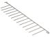 Grzebień prawy dolnego kosza do zmywarki do Samsung DW60M9970BB/EE,0