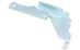 Prawy zawias drzwi do zmywarki do Whirlpool ADP 962 WHM,1