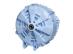 Obudowa bębna tylna część z ułożyskowaniem do pralki Siemens WM14E427EX/43,1