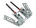 Zawiasy drzwi (lewy, prawy) - zestaw do zmywarki Ikea RENODLAD 80352036,3