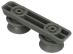 Rolki z uchwytem prowadnicy kosza górnego 1szt. do zmywarki do Candy CST 360L-01,3