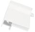 Prawa obudowa zawiasu górnego do lodówki Samsung RB37J5220WW/EF,4