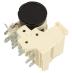 Starter sprężarki do lodówki Whirlpool SP40 800 EU,0