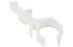 Uchwyt węża zewnętrznego odpływowego do pralki Whirlpool FFB 9458 BSV PL,1