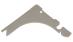 Prawy wspornik obudowy do zmywarki do Beko DFS 28020 X,1