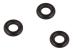 Uszczelka 3.5x1.9mm czarna 3szt. do ekspresu do kawy Siemens TE502206RW/08,0