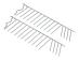 Grzebienie dolnego kosza do zmywarki do Bosch SPV66TX00E/51,2