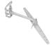 Spryskiwacz górny z ramieniem do zmywarki Ikea DWH B00 W 301.097.58,0