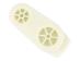 Mocowanie rolki prowadnicy górnego kosza do zmywarki do Gorenje GS66260X,1