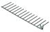 Grzebień kosza dolnego na naczynia do zmywarki Sharp QW-GD53I443X-DE,0