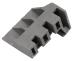 Uchwyt szyby drzwi prawy lewy do piekarnika Amica ED57679BA+ Q-TYPE OPENUP,2