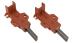 Szczotki węglowe silnika prawe 12.5x27.5x5mm do pralki Hotpoint Ariston FMSGN623BCZ,3