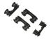 Rolki z uchwytem prowadnicy kosza górnego do zmywarki do Electrolux ESF4200LOW,2