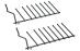 Grzebienie dolnego kosza do zmywarki do Siemens SN66L081EU/09,1