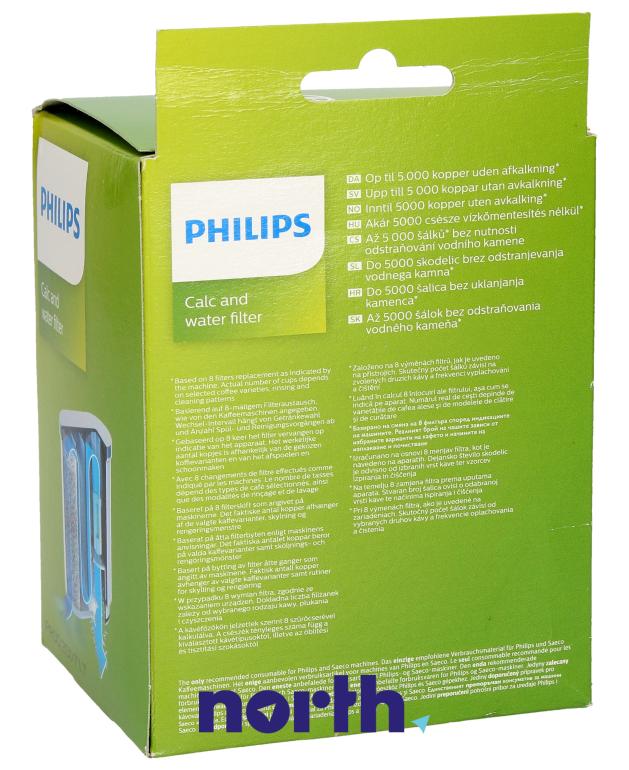Filtr wody antywapienny AquaClean do ekspresu do kawy Philips SM6480/00,1