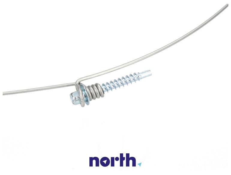 Obejma tylna fartucha drzwi do pralki Samsung WF70F5E5W2X/EO,1