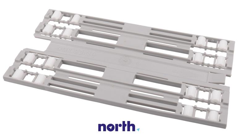 Prowadnica z rolkami zawiasu od mechanizmu unoszenia kosza do zmywarki do Electrolux ESLM7534RO,0