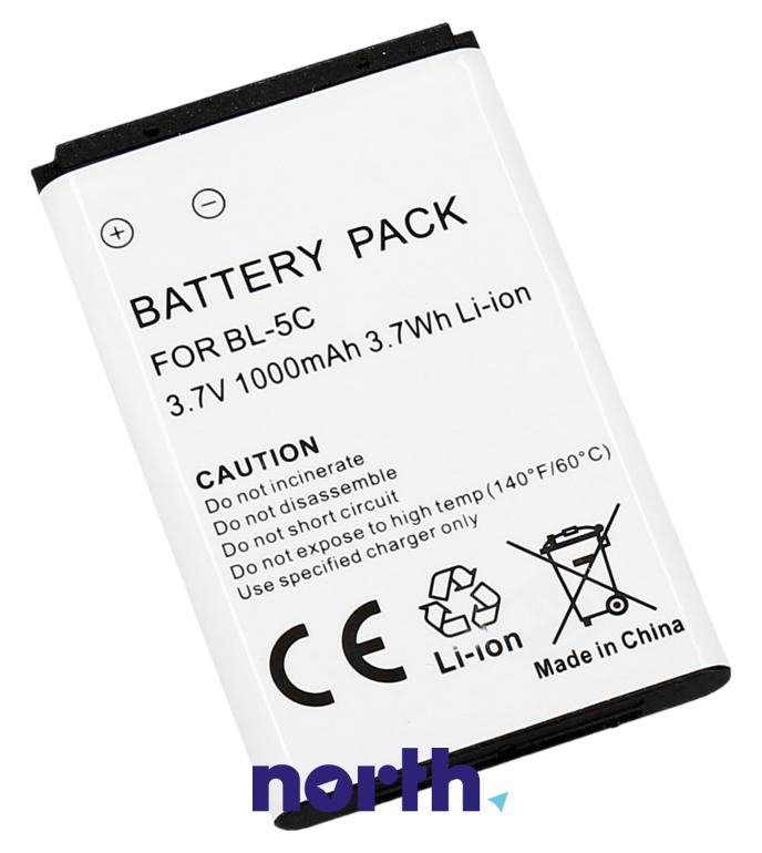 Akumulator Akumulator GSM Li-ion 3.7V 1.1Ah do telefonu komórkowego Nokia 2720 FOLD,0