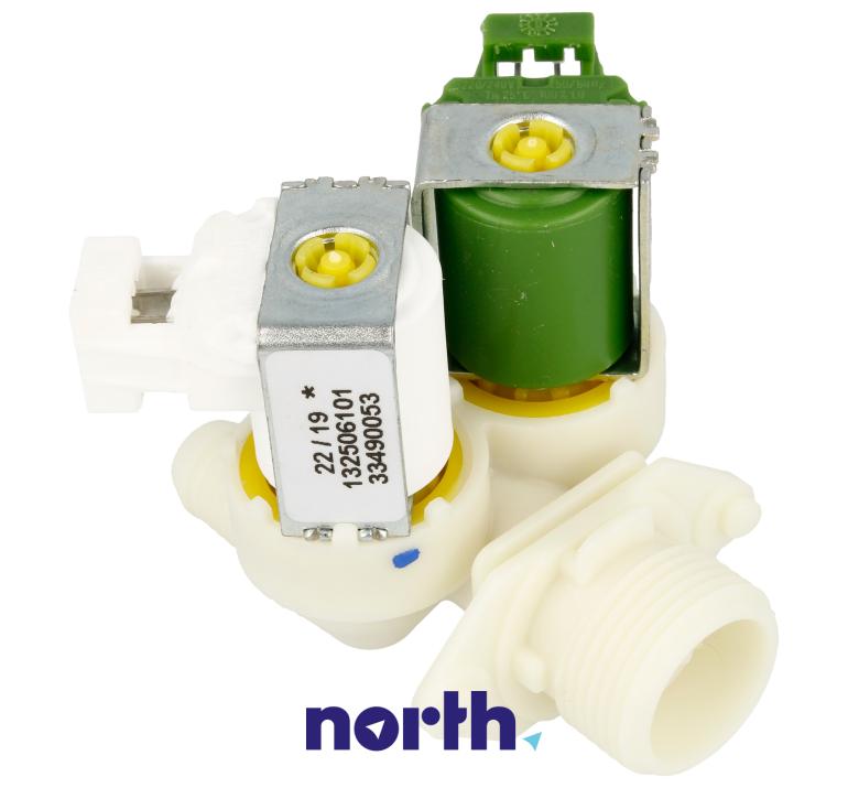 Elektrozawór podwójny do pralki Zanussi ZWF1421W,2