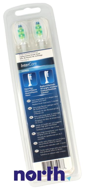 Końcówki Sonicare (2szt.) InterCare HX900207 do szczoteczki do zębów Philips HX6932/10,4
