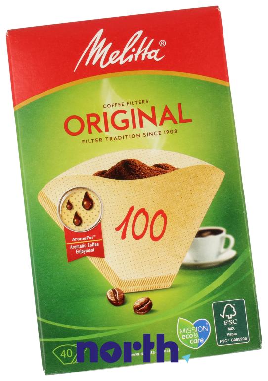Filtr papierowy No.100 (40 szt.) do ekspresu do kawy Bosch TKA6A683/02,0