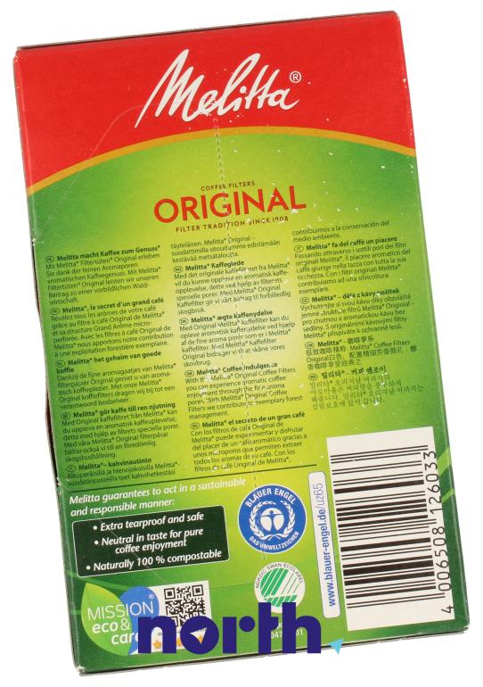 Filtr papierowy No.100 (40 szt.) do ekspresu do kawy Bosch TKA6A683/02,1