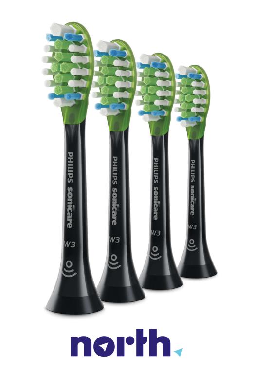 Końcówki Sonicare (4szt.) Premium White HX906433 do szczoteczki do zębów Philips HX6932/10,0