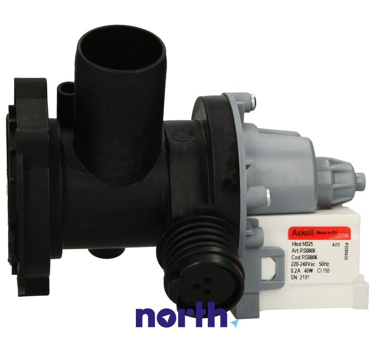 Pompa odpływowa kompletna do pralki AWM129EU/E (Hotpoint Ariston),3