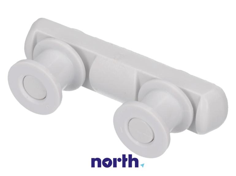 Rolki z uchwytem prowadnicy kosza górnego do zmywarki do Hoover HDS 555 M 80,0
