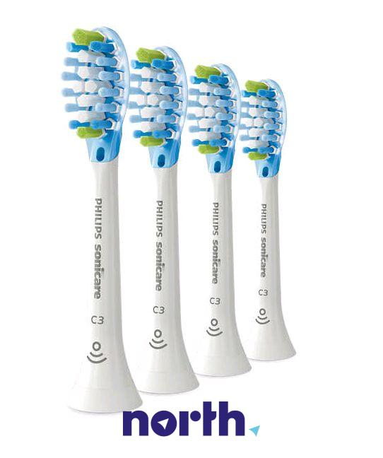 Końcówki Sonicare (4szt.) Premium Plaque Defence HX904417 do szczoteczki do zębów Philips HX6942/10,0