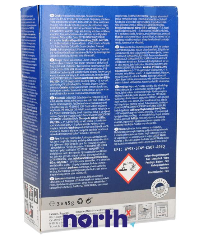 Środek czyszczący do zmywarki do Bosch SPS53N02EU/27,1
