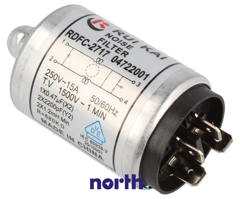 Filtr przeciwzakłóceniowy do pralki Samsung WF70F5ECW2W/EO,0