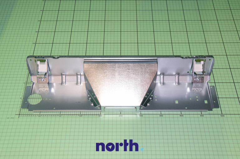 Łącznik tylny obudowy z zawiasami i kominem do kuchenki do Amica 510GEH3.33ZpTaDpA(W),0