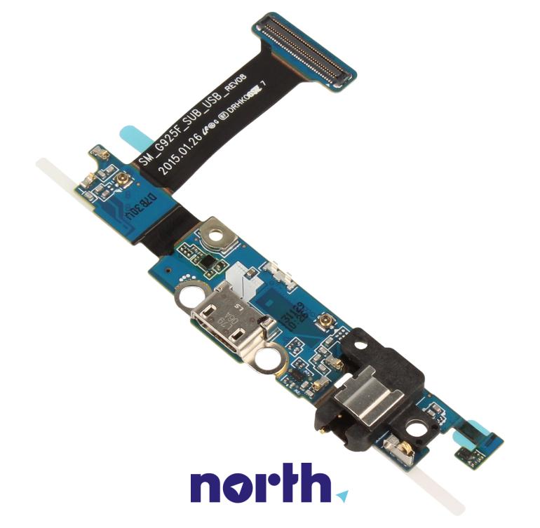 Moduł usb + mikrofon do smartfona Samsung S6 Edge,0