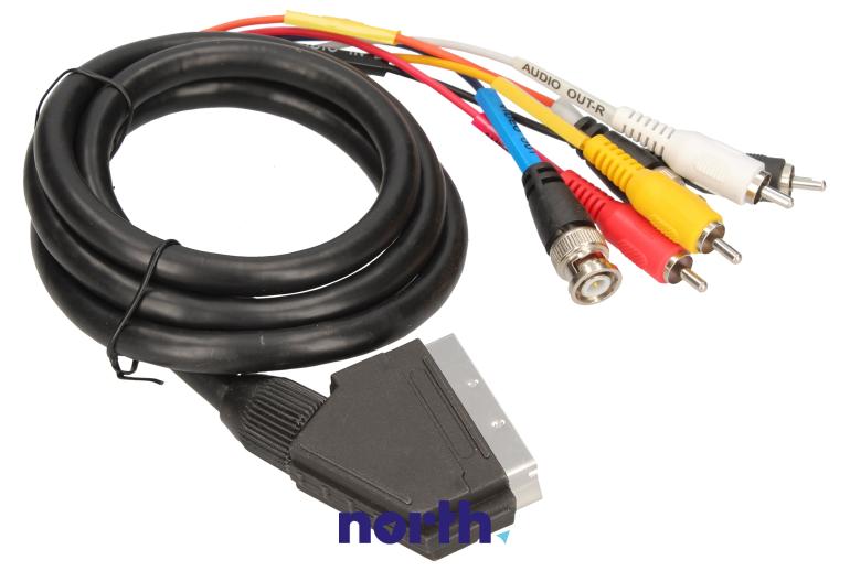 Kabel SCART - BNC/CINCH 1.5m,0