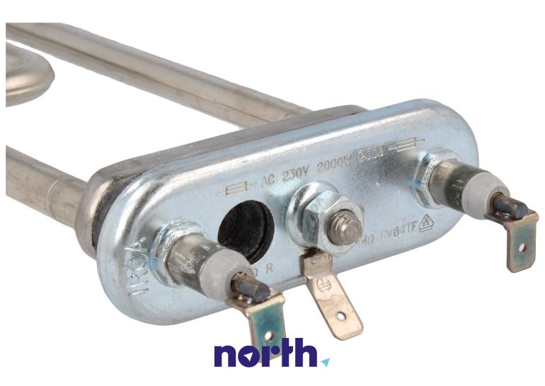 Grzałka z miejscem na czujnik do pralki Siemens WM12T460PL/03,2