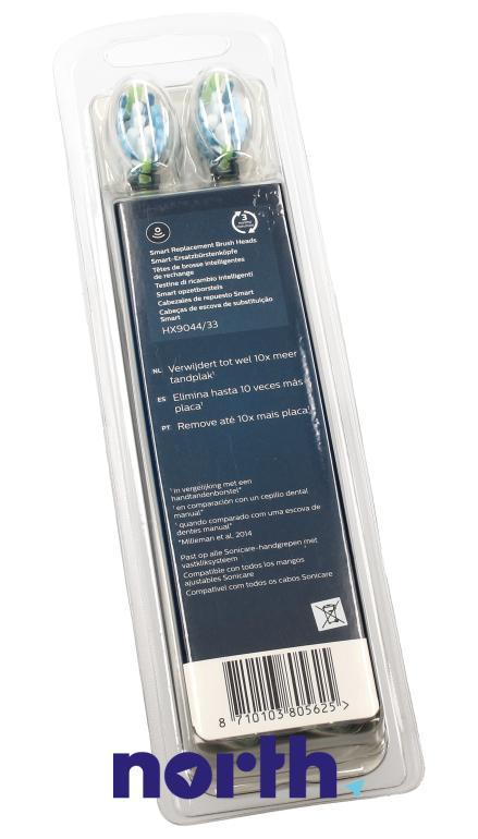 Końcówki Sonicare (4szt.) Premium Plaque Defence HX904433 do szczoteczki do zębów Philips HX6311/07,4