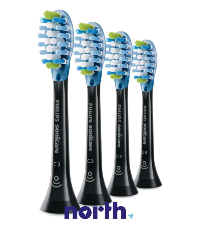 Końcówki Sonicare (4szt.) Premium Plaque Defence HX904433 do szczoteczki do zębów Philips HX6932/10,0