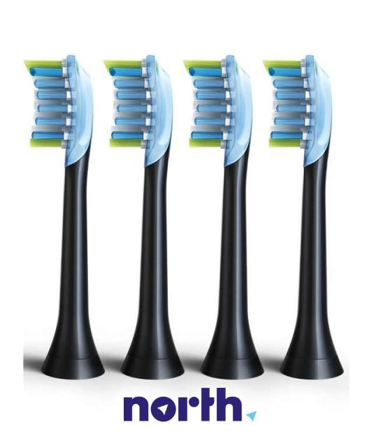 Końcówki Sonicare (4szt.) Premium Plaque Defence HX904433 do szczoteczki do zębów Philips HX6932/10,1