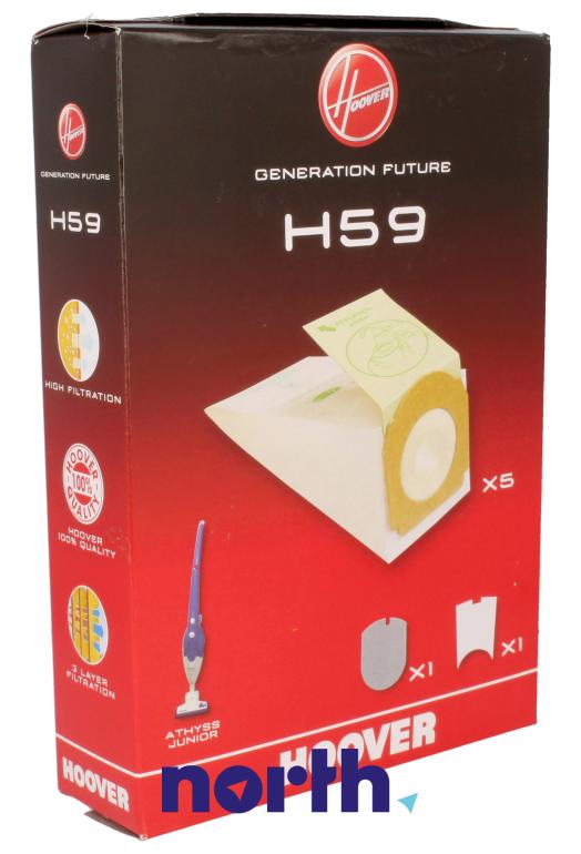 Worki papierowe do odkurzacza do Hoover HF18DPT 011,0