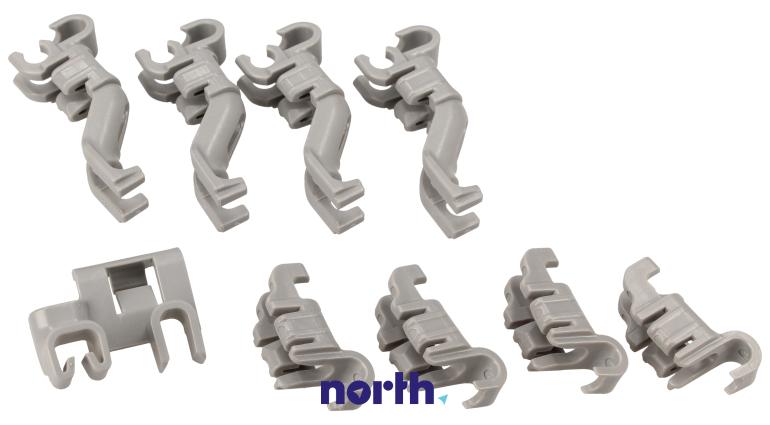 Zaczepy grzebienia kosza na naczynia (zestaw) do zmywarki Siemens SN65E008EU/82,0